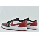 Air Jordan 1 Low Black White Red CW0192 200 Womens And Mens Shoes